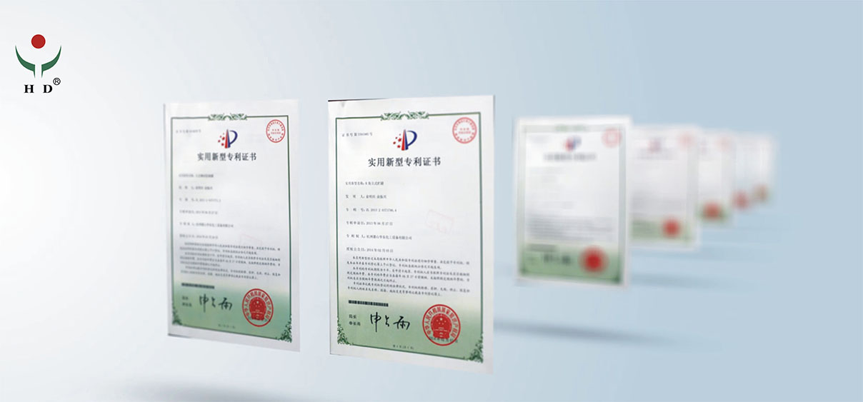 华东牌缠绕反应釜厂家荣获实用型多项专利证书